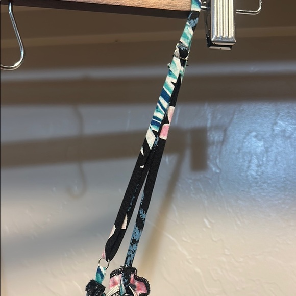 Floral Camisole Top with Pink and Green Accents - Picture 3 of 6